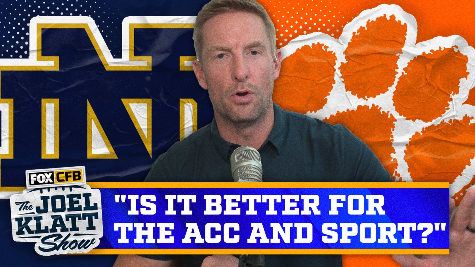 Klatt applauds the agreement and rivalries of Clemson and ND that need to return