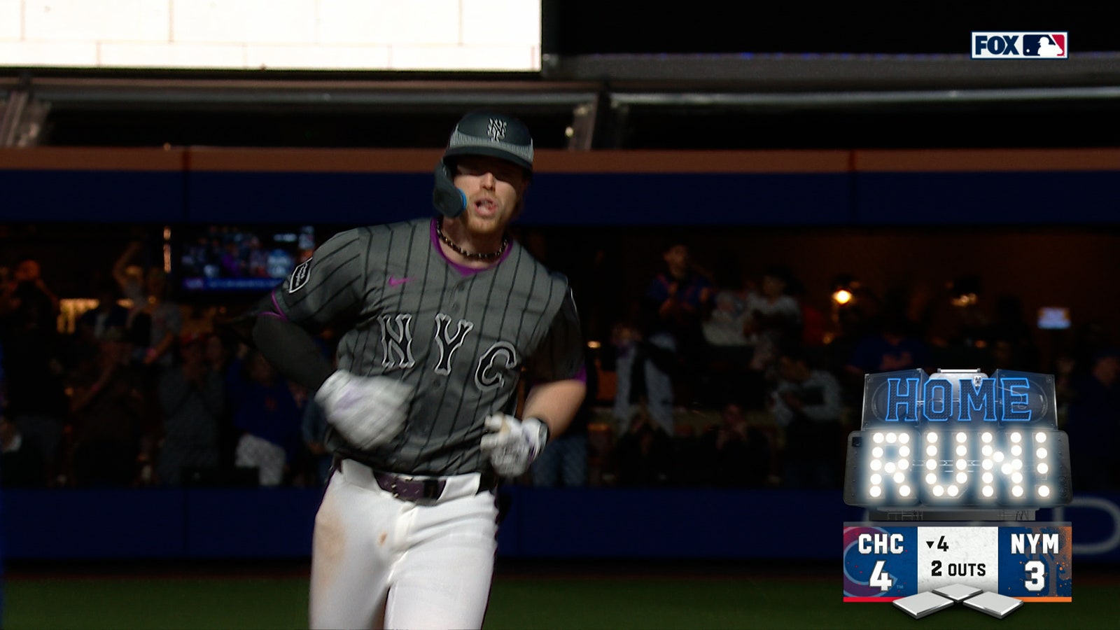 Brett Baty cranks a three-run homer to bring Mets within striking distance of Cubs