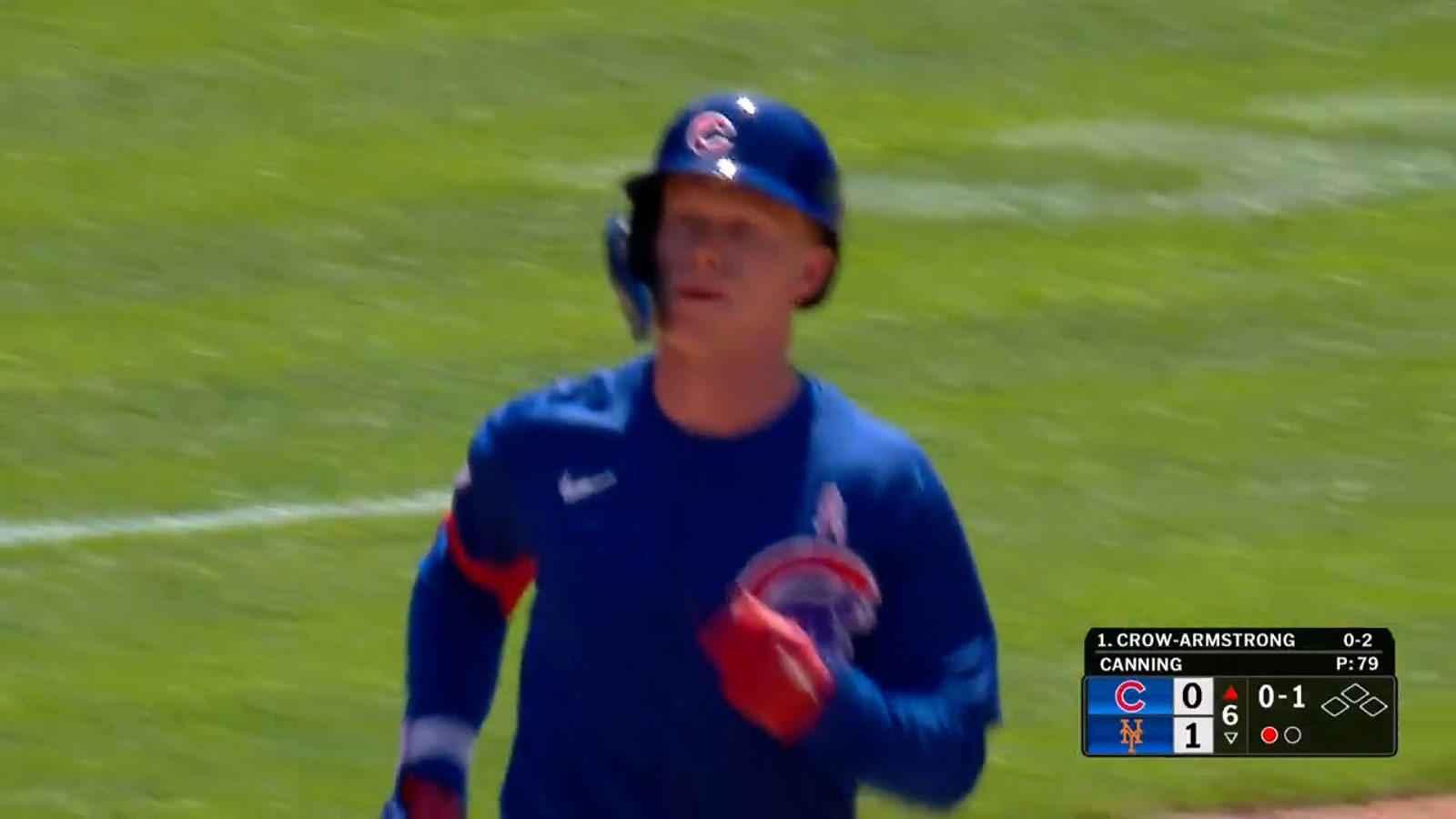 Cubs' Pete Crow-Armstrong ties game with solo home run against Mets