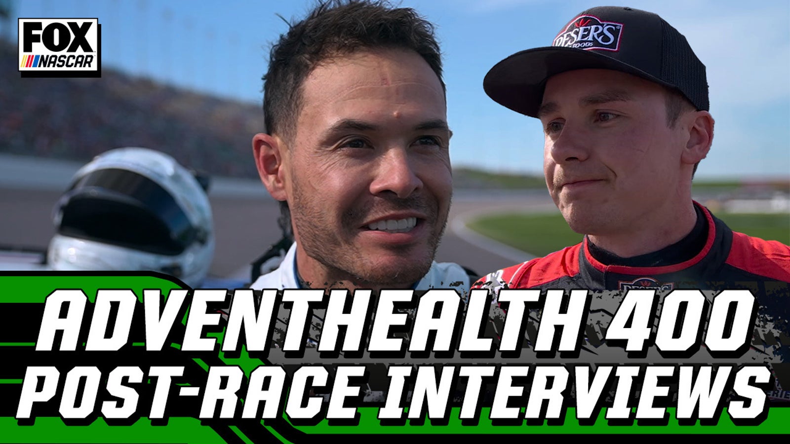 AdventHealth400 post-race Interviews