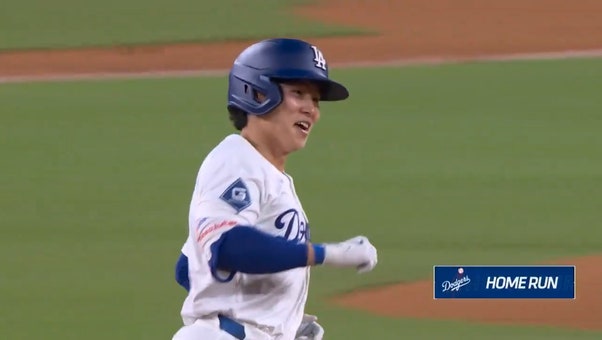Dodgers' Hyeseong Kim ties game with solo home run vs. Athletics