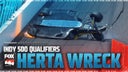 Colton Herta’s scary wreck at Indy 500 Qualifiers | INDYCAR on FOX
