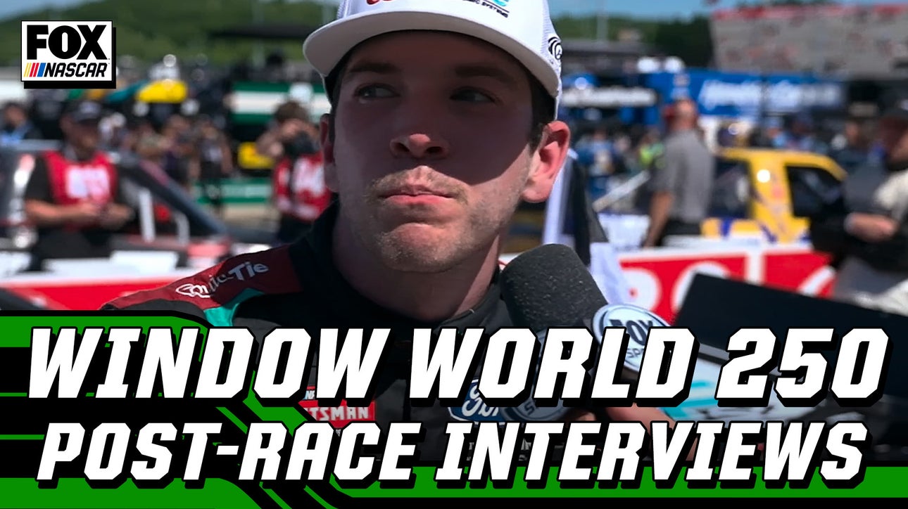 Chandler Smith, Corey Heim & more post-race Interviews from Window World 250 | NASCAR on FOX