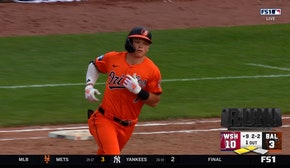 Orioles' Jackson Holliday smashes three-run home run against Nationals
