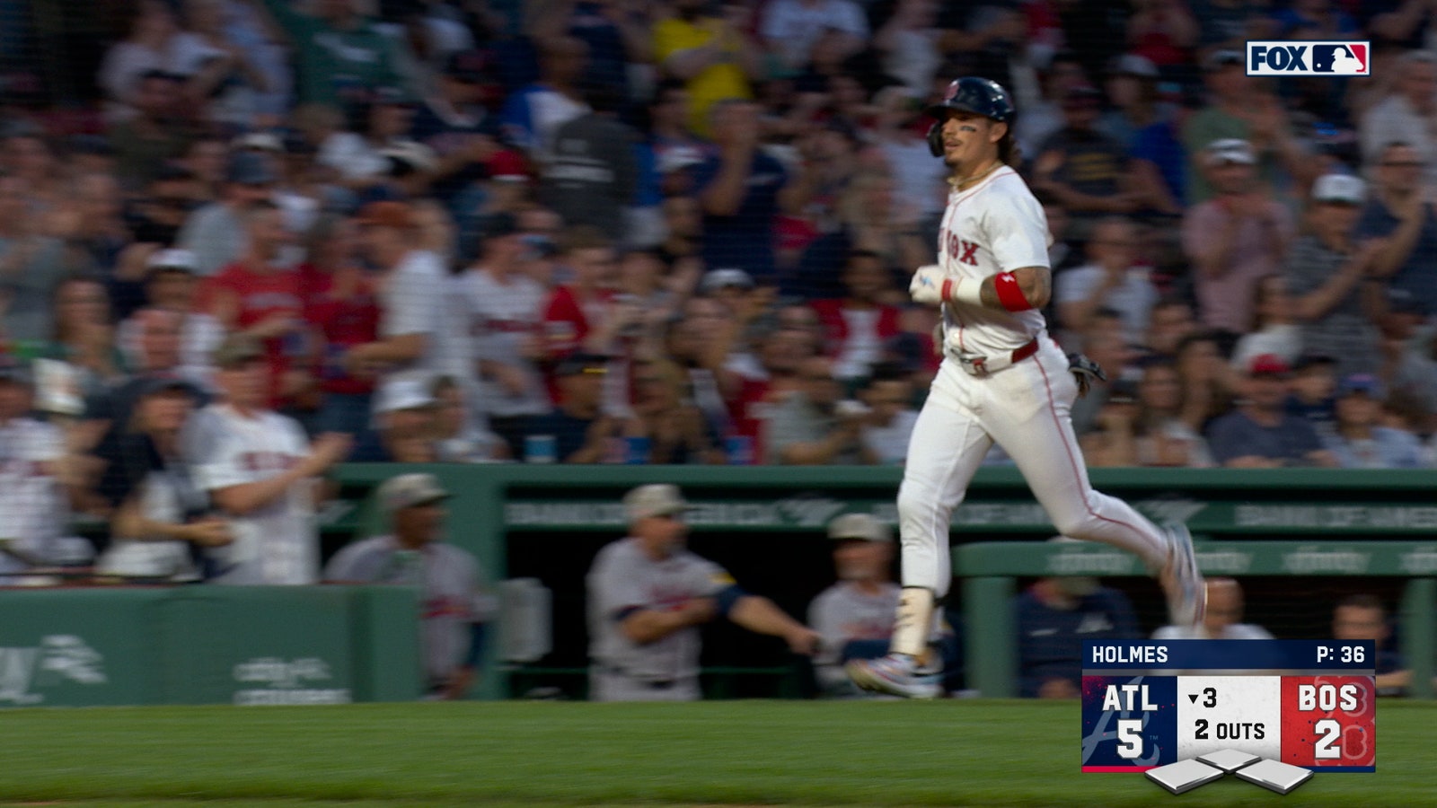 Jarren Duran crushes two-run homer, shrinking Red Sox's deficit against Braves