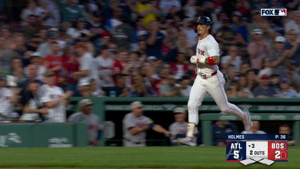 Jarren Duran crushes two-run homer, shrinking Red Sox's deficit against Braves