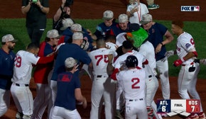 Rafael Devers smashes a walk-off home run in Red Sox's win vs. Braves