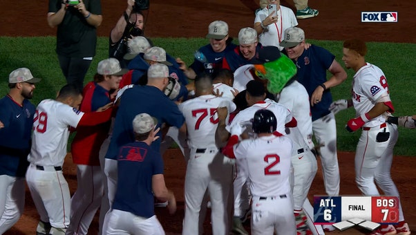 Rafael Devers smashes a walk-off home run in Red Sox's win vs. Braves