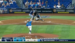 Marlins' Cal Quantrill pitches immaculate inning vs. Rays