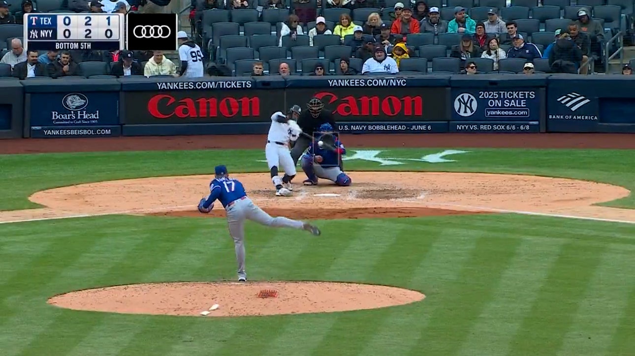 Jorbit Vivas smacks solo home run as Yankees strike first vs. Rangers