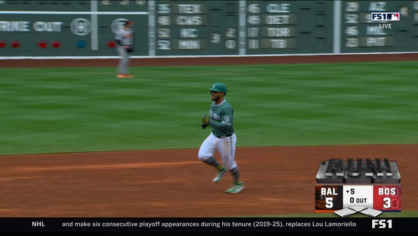 Red Sox's Abraham Toro smokes a solo home run, trimming deficit vs. Orioles