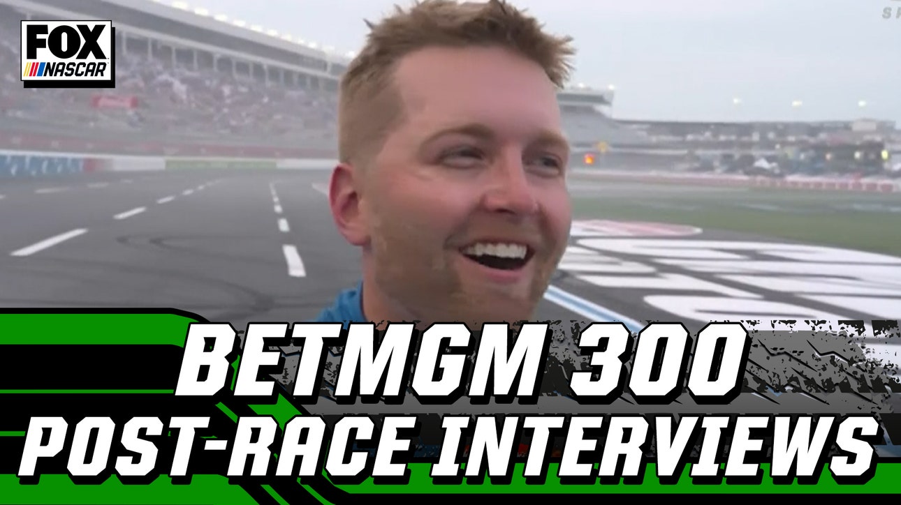 William Byron and more post-race interviews from Charlotte Motor Speedway | NASCAR on FOX