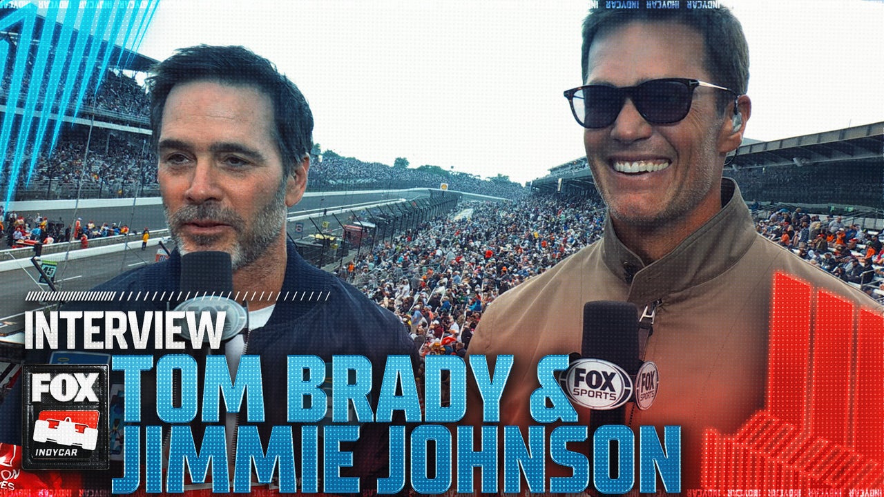 Tom Brady & Jimmie Johnson share experiences at Indy 500 | INDYCAR on FOX
