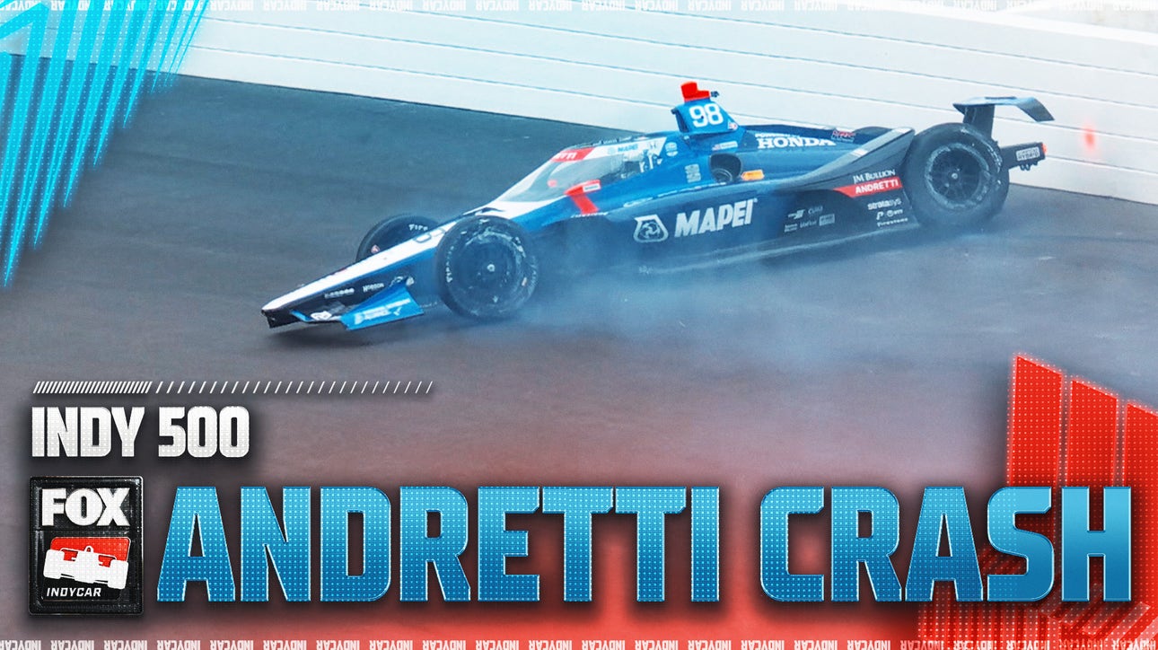 Marco Andretti wrecks in opening laps at Indy 500 | INDYCAR on FOX