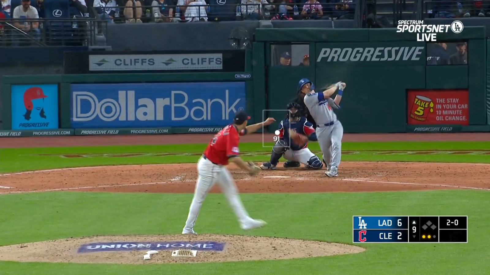 Will Smith smacks a solo homer as Dodgers extend lead over Guardians