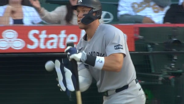 Angels intentionally walk Yankees' Aaron Judge in his first two at-bats 