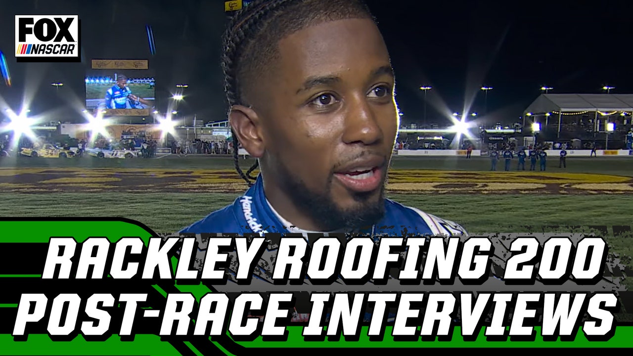 Rajah Caruth, Corey Heim, & more post-race interviews from Nashville Superspeedway | NASCAR on FOX