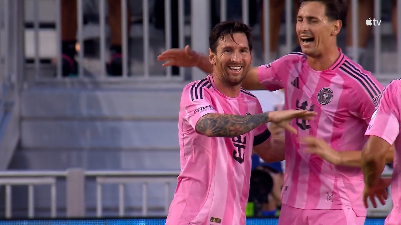Inter Miami's Lionel Messi notches first half brace vs. Columbus