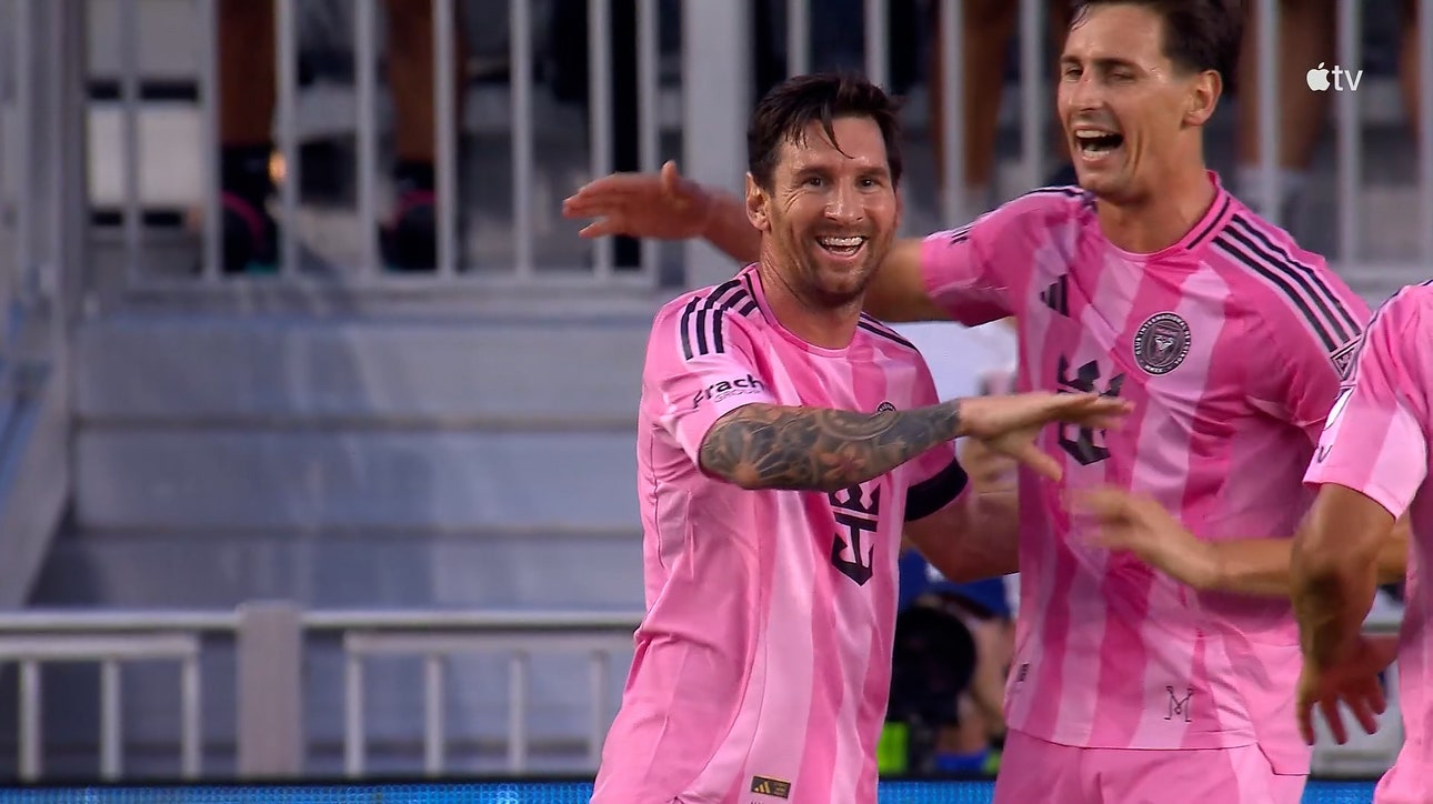 Inter Miami's Lionel Messi notches first half brace vs. Columbus