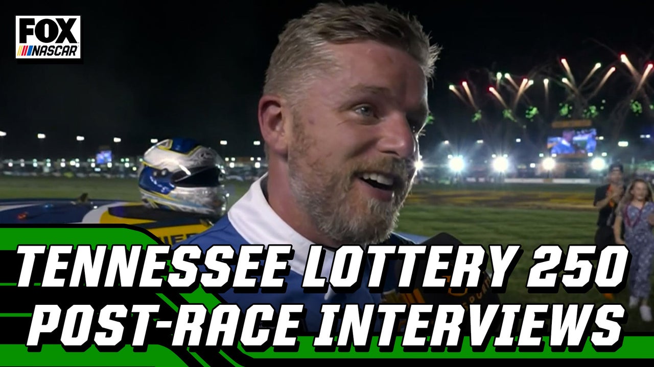 Justin Allgaier & more post-race interviews from Tennessee Lottery 250 | NASCAR on FOX