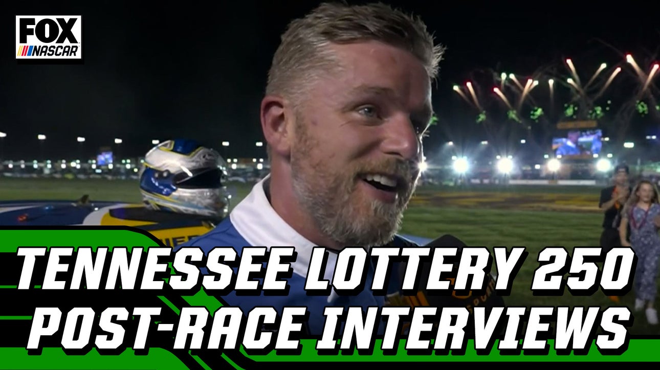 Justin Allgaier & more post-race interviews from Tennessee Lottery 250 | NASCAR on FOX