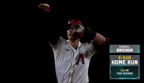 Diamondbacks' Randal Grichuk hits two-run homer vs. Nationals