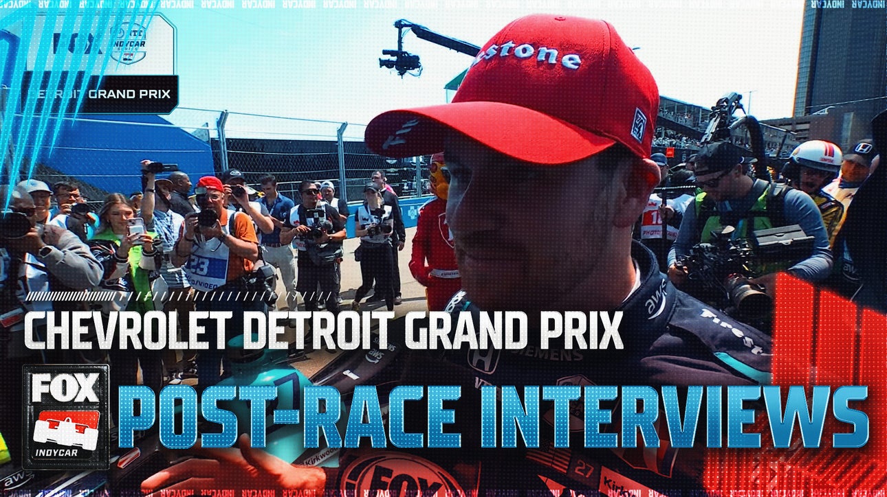POST-RACE INTERVIEWS: Kyle Kirkwood, Santino Ferrucci and Colton Herta | INDYCAR on FOX