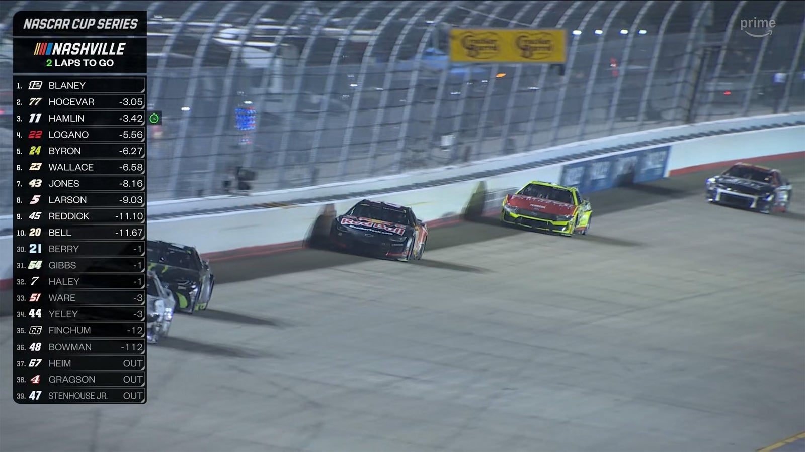 FINAL LAPS: Ryan Blaney wins Cracker Barrel 400 at Nashville Superspeedway | NASCAR on FOX