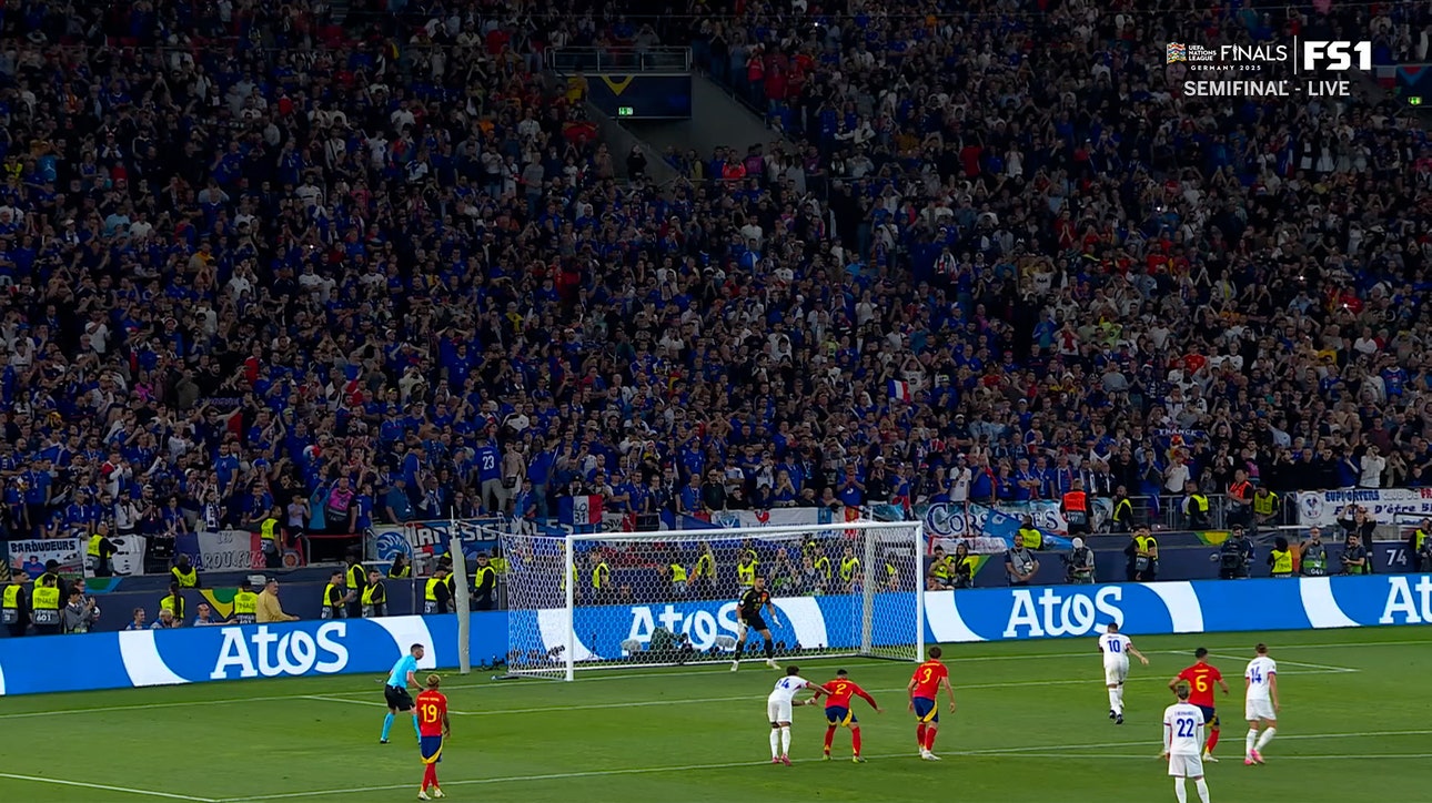 Kylian Mbappé converts on penalty, helps France trim deficit vs. Spain