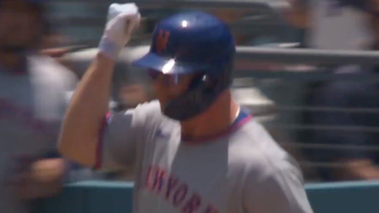 Pete Alonso smashes homer to put Mets on the board vs. Dodgers