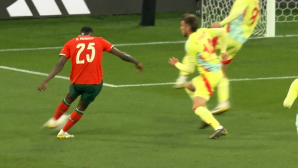 Portugal's Nuno Mendes scores equalizer vs. Spain