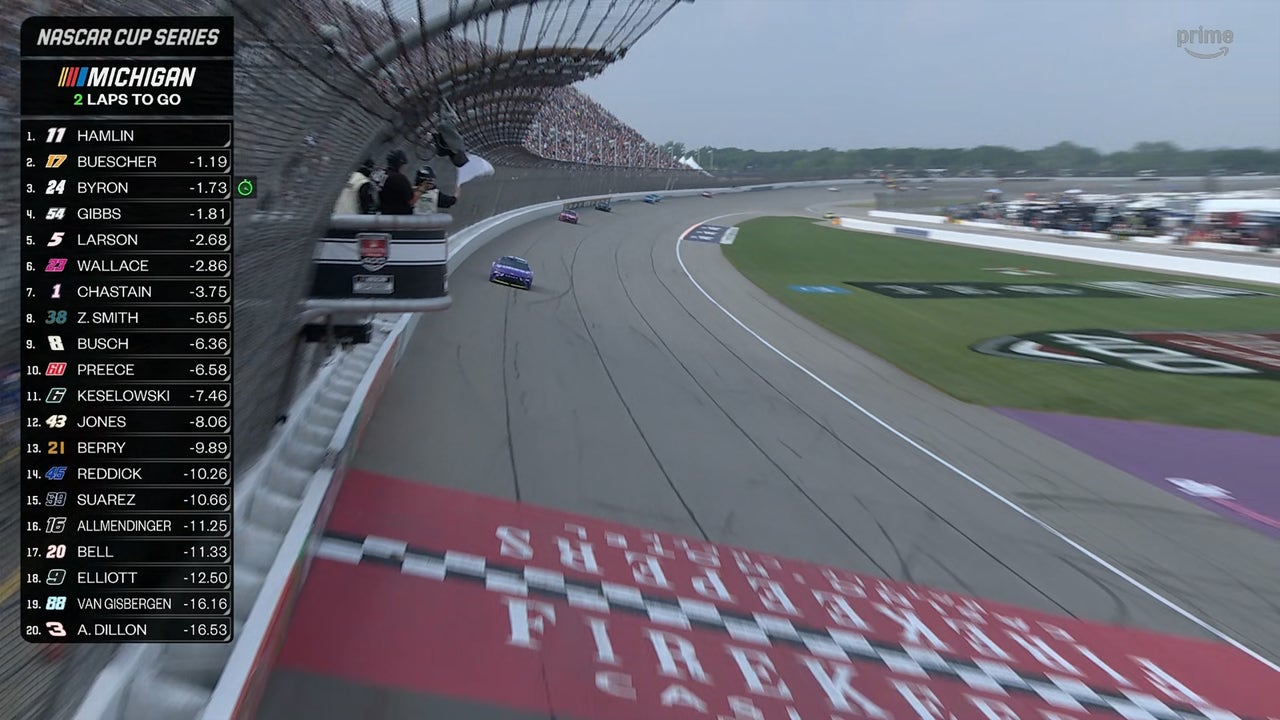 FINAL LAPS: Denny Hamlin wins FireKeepers Casino 400 at Michigan International Speedway | NASCAR on FOX