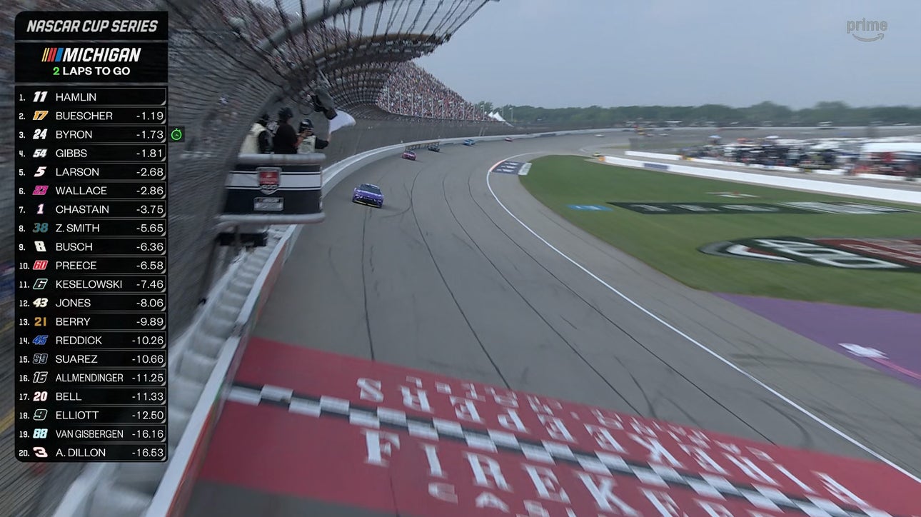 FINAL LAPS: Denny Hamlin wins FireKeepers Casino 400 at Michigan International Speedway | NASCAR on FOX