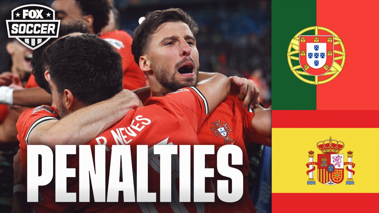 Portugal vs. Spain Full Penalties | 2025 UEFA Nations League Finals | FOX Soccer