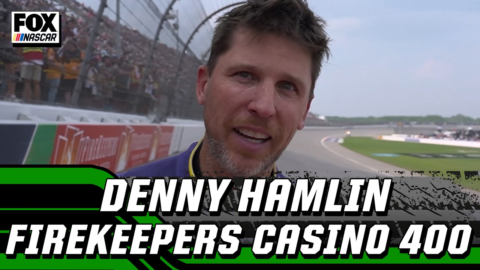 Denny Hamlin on winning the FireKeepers Casino 400: 'I beat your favorite driver'
