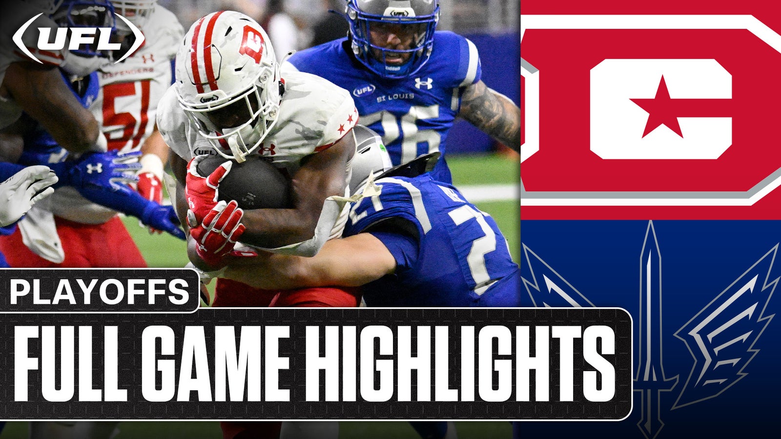 DC Defenders vs. St. Louis Battlehawks Highlights | UFL