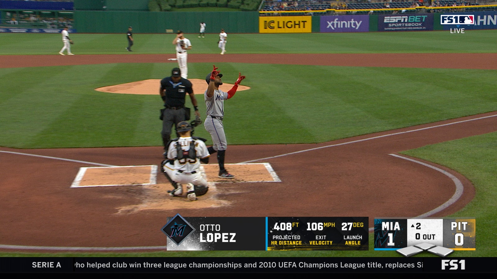 Otto Lopez's home run gives Marlins early lead vs. Pirates