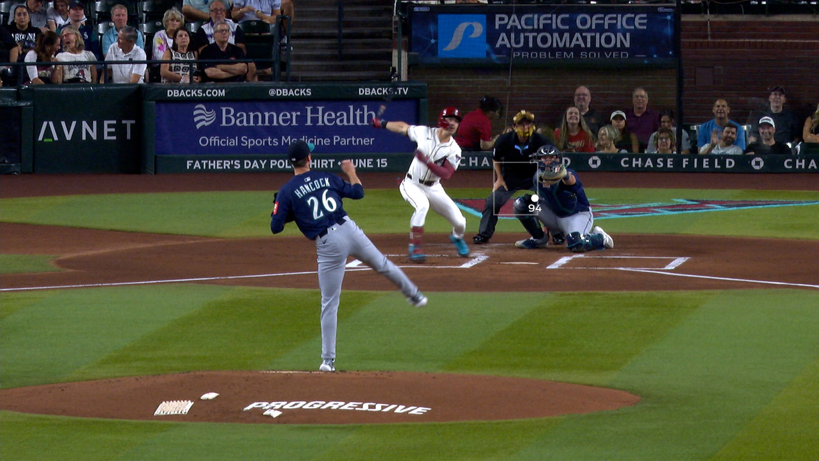 Corbin Carroll blasts a solo homer as Diamondbacks strike first vs. Mariners