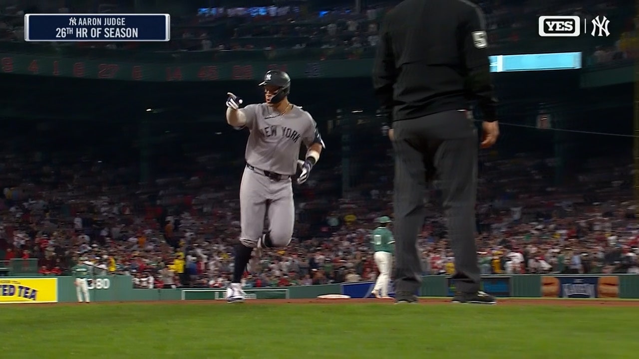 Yankees' Aaron Judge crushes solo home run to tie game vs. Red Sox
