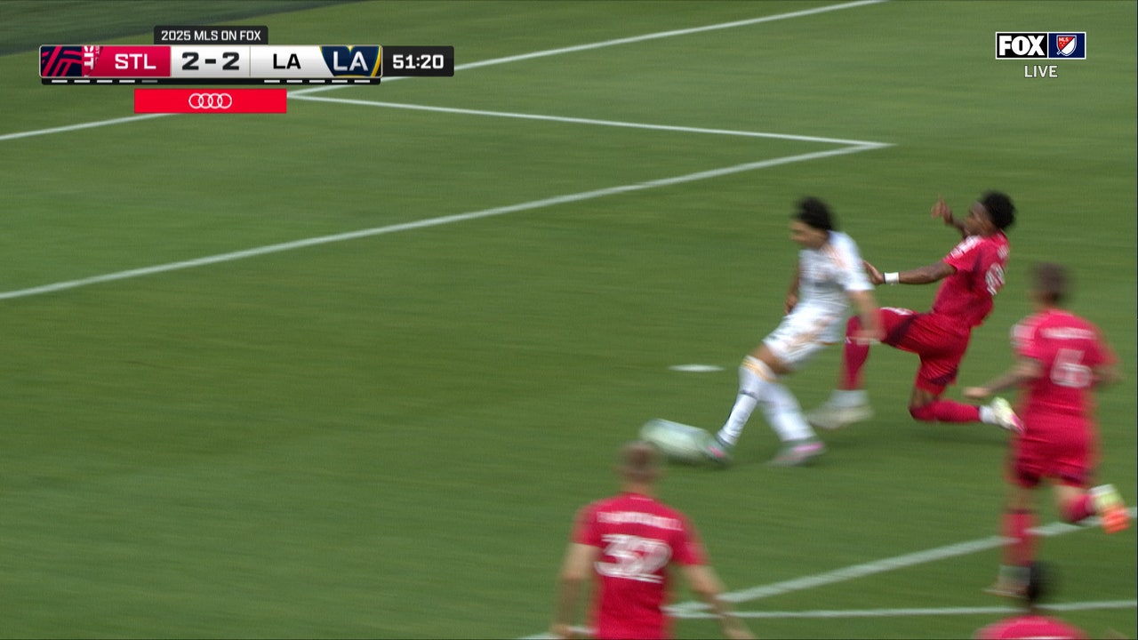 Galaxy's Matheus Nascimento finds the back of the net, tying match against St. Louis