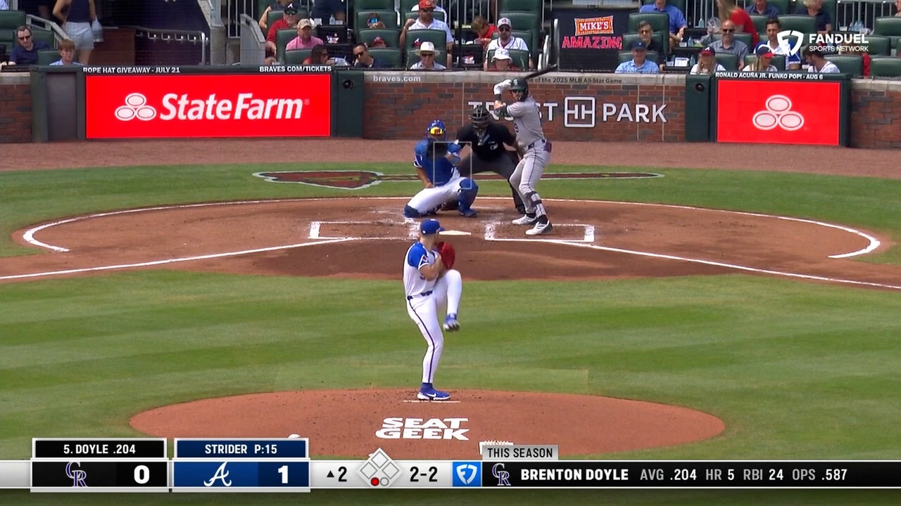 Spencer Strider strikes out 13 batters in Braves' win over Rockies