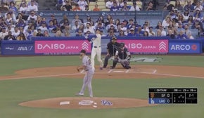 Dodgers' Shohei Ohtani crushes leadoff homer vs. Giants