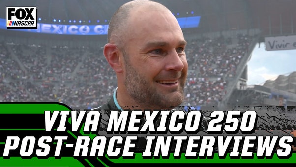 Shane Van Gisbergen and more post-race interviews from Viva Mexico 250 | NASCAR on FOX