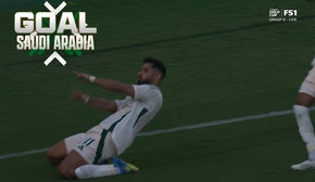 Saleh Al-Shehri scores PK in 21'  to give Saudi Arabia a 1-0 lead over Haiti