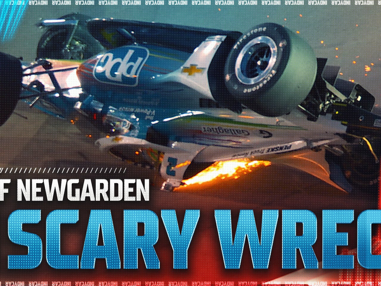 Josef Newgarden's car flips after scary collision with Louis