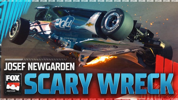 Josef Newgarden’s car flips after scary collision with Louis Foster in St. Louis