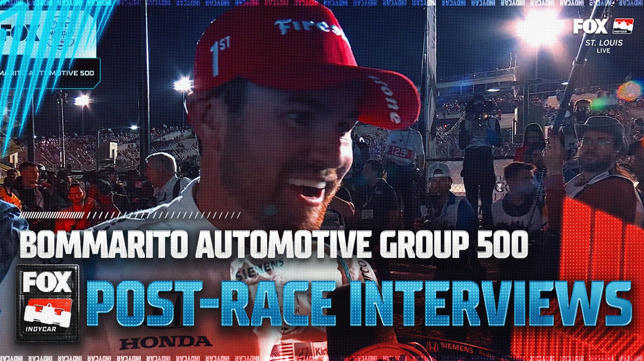 Kyle Kirkwood and more post-race interviews from Bommarito Automotive Group 500 | INDYCAR on FOX