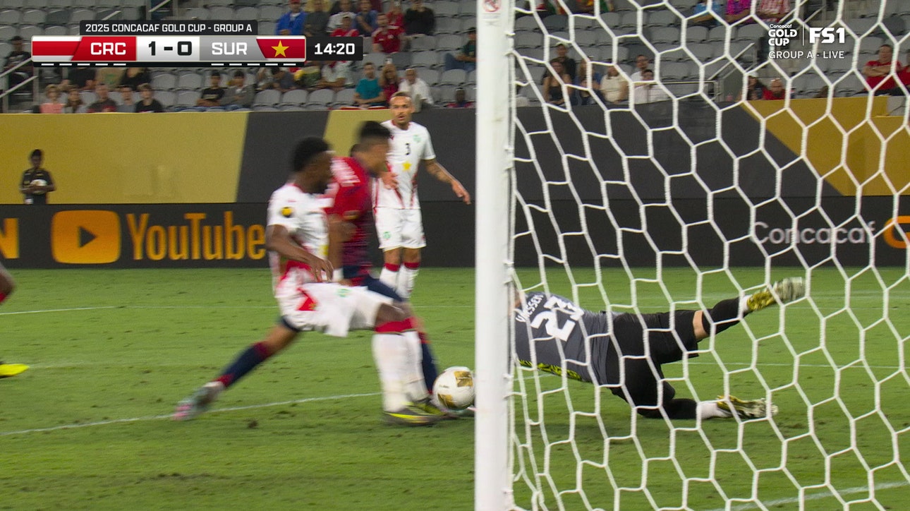Alonso Martínez's clinical finish helps Costa Rica strike first vs. Suriname