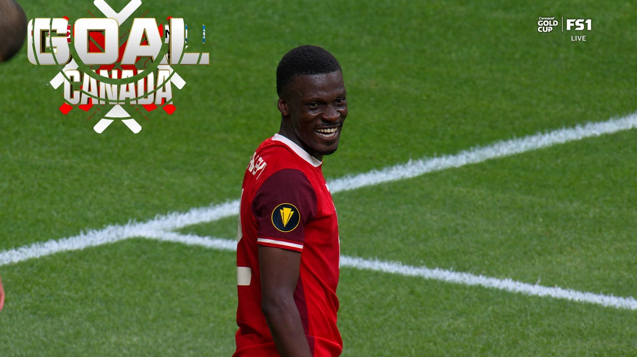 Tani Oluwaseyi scores an amazing goal to extend Canada's lead to 2-0 over Honduras in 45'+2'