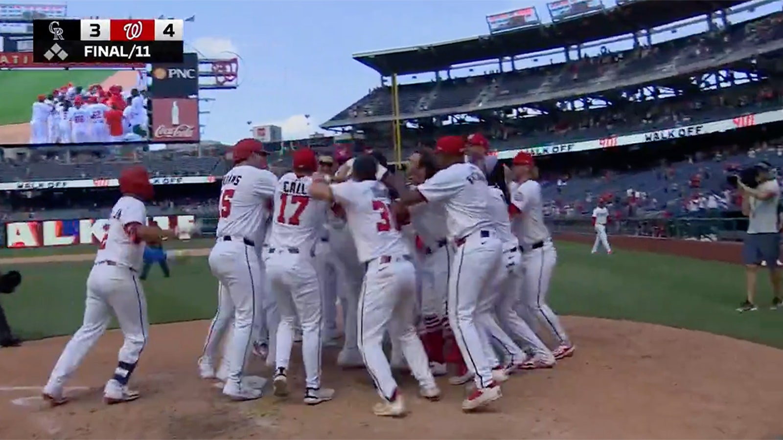 Nationals' James Wood smashes a walk-off, two-run home run vs. Rockies